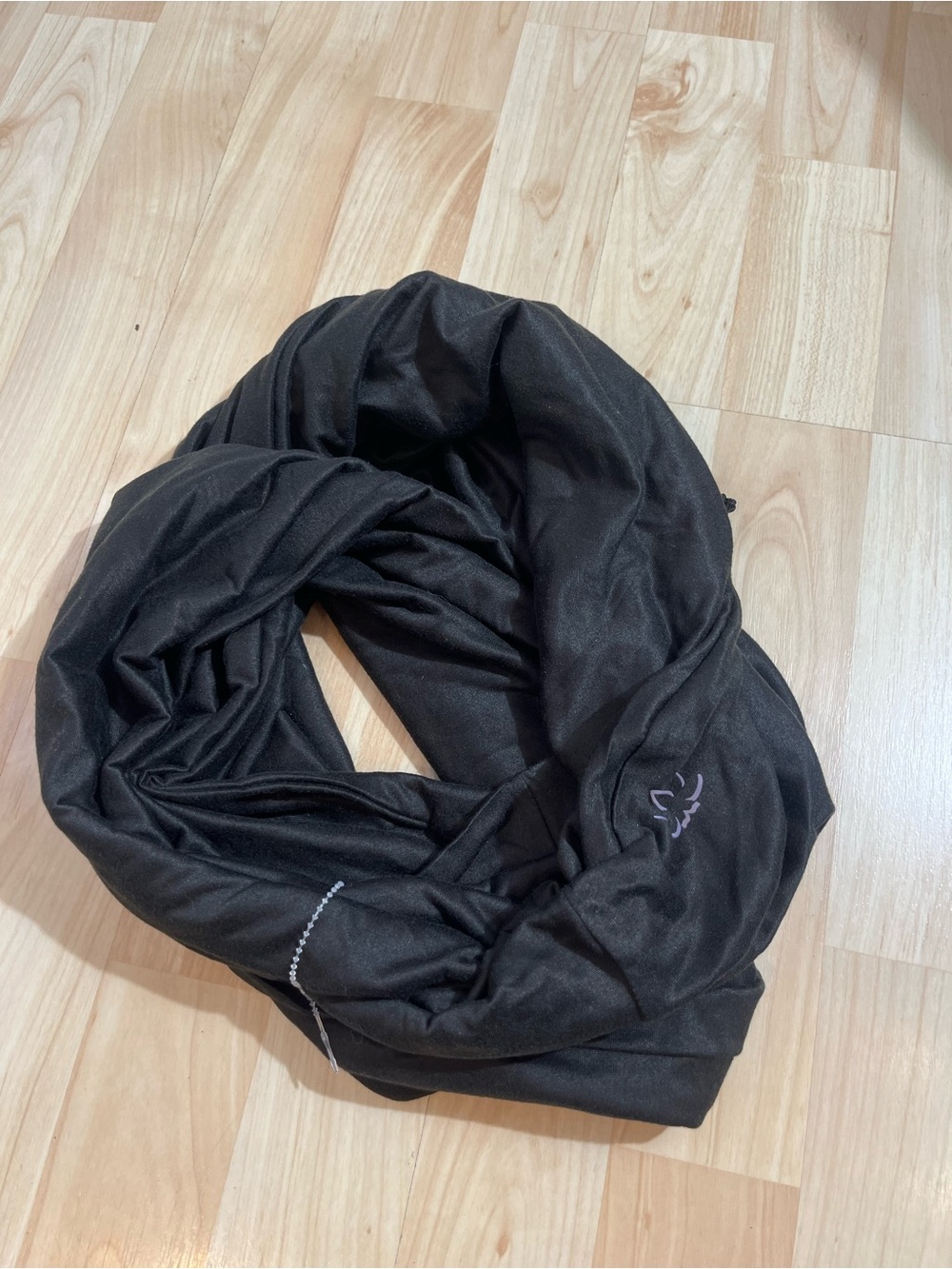 NEW Beyond yoga pocket knit infinity scarf black